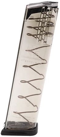ETS Group GLK922 Pistol Mags Competition Legal 22rd 9mm Luger Compatible w/Glock 17/18/19/19X/26/34/45 Gen1-5 Clear Polymer