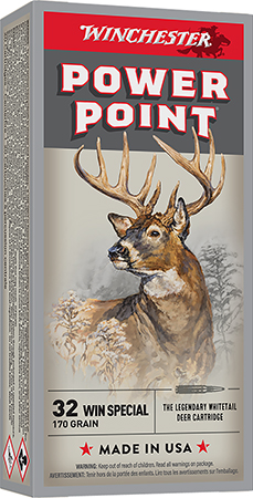 Winchester Ammo X32WS2 Power-Point  32WinSpecial 170gr 20 Per Box/10 Case