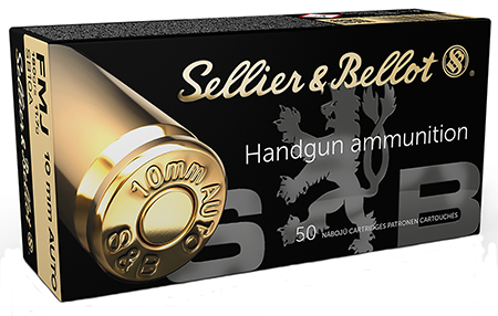 Sellier  &  Bellot SB10A Handgun  10mmAuto 180gr Full Metal Jacket 50 Per Box/20 Case