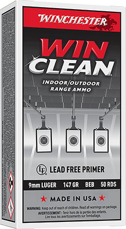 Winchester Ammo WC93 Super X  9mmLuger 147gr Winclean Brass Enclosed Base 50 Per Box/10 Case