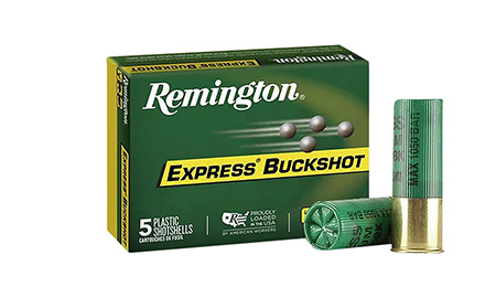 Remington Ammunition 20632 Express Buckshot 12Gauge 2.75" 00Buck Shot 5 Per Box/50 Case