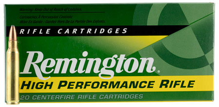 Remington Ammunition 28399 High Performance Rifle 223Rem 55gr Pointed Soft Point 20 Per Box/10 Case