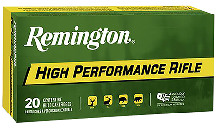 Remington Ammunition 21311 High Performance Rifle 22-250Rem 55gr Pointed Soft Point 20 Per Box/10 Case