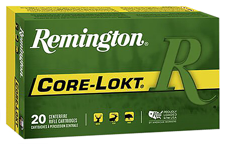 Remington Ammunition 27802 Core-Lokt  243Win 100gr Pointed Soft Point Core-Lokt 20 Per Box/10 Case