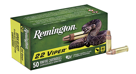 Remington Ammunition 21080 Viper Rimfire 22LR 36gr Truncated Cone Solid 50 Per Box/100 Case