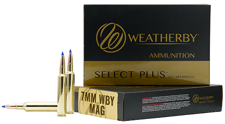 Weatherby N7MM160PT Select Plus  7mmWthbyMag 160gr Nosler Spitzer Partition 20 Per Box/10 Case