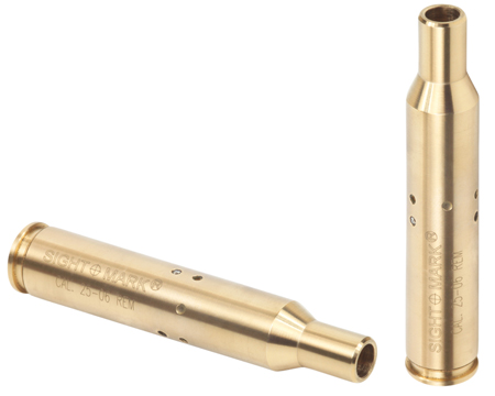 Sightmark SM39003 Boresight  Red Laser for 30-06 Springfield, 270 Cal, 25-06 Rem Brass Includes Battery Pack  &  Carrying Case