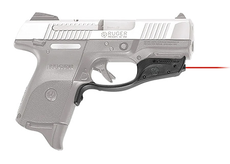 Crimson Trace 0150401 Laserguard  Fits Ruger SR9c/SR40c, Red Laser Black Polymer