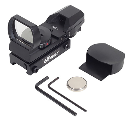 Firefield FF13004 Multi Red  &  Green Reflex Sight  Black 1x 33 mm x 24 mm 1 MOA Dot/5 MOA Dot Multi Reticle