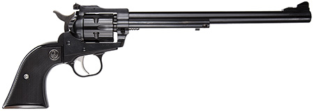Ruger 0624 Single-Six Convertible 22 LR 22 WMR 6rd 9.50" Blued Alloy Steel Barrel, Cylinder  &  Frame, Black Checkered Rubber Grip, Exposed Hammer