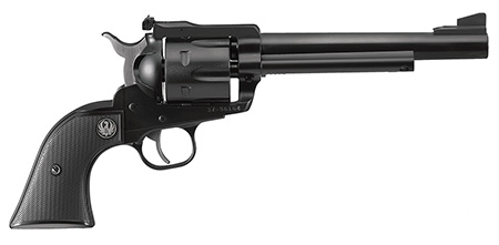 Ruger 0318 Blackhawk Convertible 357 Mag/9mm Luger 6rd 6.50" Blued Alloy Steel Barrel, Cylinder  &  Frame, Black Checkered Rubber Grip, Transfer Bar Safety, Exposed Hammer