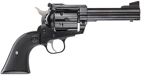 Ruger 0446 Blackhawk Convertible 45 ACP/45 Colt (Long Colt) 6rd 4.63" Blued Alloy Steel Barrel, Cylinder  &  Frame, Black Checkered Rubber Grip, Transfer Bar Safety, Exposed Hammer