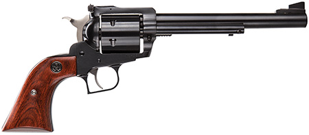 Ruger 0802 Super Blackhawk  Large Frame 44 Rem Mag/44 Special 6rd 7.50" Blued Alloy Steel Barrel, Cylinder  &  Frame, Hardwood Grip, Transfer Bar Safety, Exposed Hammer