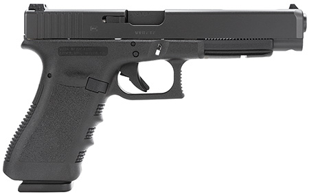 Glock PI3530101 G35 Gen3 Competition *CA Compliant 40 S&W  5.31" Barrel 10+1, Black  Frame  &  Slide, Finger Grooved Rough Texture Grip, Adjustable Sights, Safe Action Trigger