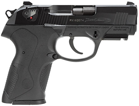 Beretta USA JXC9F21 Px4 Storm Compact 9mm Luger 15+1 3.27" Black Steel Barrel, Black Bruniton Serrated Steel Slide, Black Polymer Frame w/Picatinny Rail  &  Interchangeable Backstrap Grip, Ambidextrous