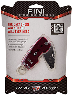 Real Avid AVCWT210 Fini Universal Choke Tube Wrench Stainless Steel Shotgun