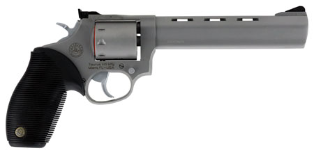 Taurus 2992069 Tracker 992 22 LR or 22 WMR 9rd 6.50" Vent Rib Barrel, Overall Matte Finish Stainless Steel  &  Black Ribber Grip Includes Cylinder