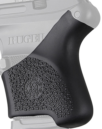 Hogue 18100 HandAll Hybrid Grip Sleeve made of Rubber with Textured Black  Finish for Ruger LCP