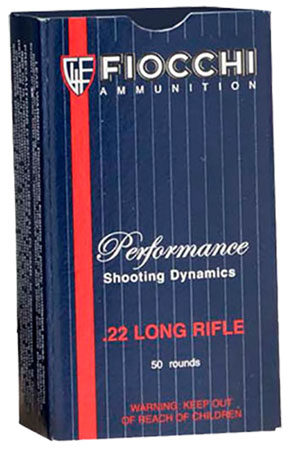 Fiocchi 22FHPSUB Shooting Dynamics Subsonic 22LR 38gr HollowPoint 50 Per Box/100 Case