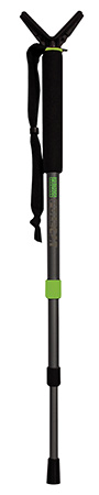 Primos 65480 Pole Cat  Shooting Stick, Short, Black Aluminum, 16-38"