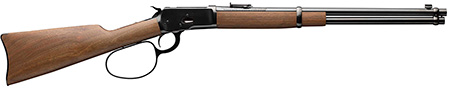 Winchester Guns 534190124 Model 1892 Large Loop Carbine 44 Rem Mag 10+1 Cap 20" Brushed Polish Blued Rec/Barrel Satin Walnut Fixed Straight Grip Stock Right Hand (Full Size)