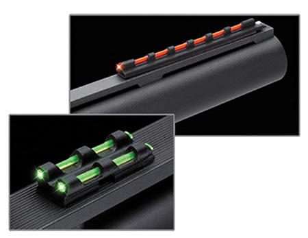 Truglo TG94 Gobble-Dot  Universal Shotgun Green/Red Fiber Optic Green Fiber Optic Black
