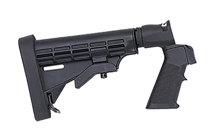 Mossberg 95219 Flex Stock  6 Position Black Synthetic for Mossberg 500, 590 (Not for Flex-22)