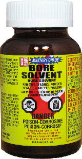 G96 1108 Military Grade Bore Solvent Removes Powder, Lead, Plastic Fouling 4 oz Jar