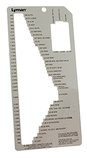 Lyman 7832215 E-Zee Case Length Gauge 1 All Over 70 Rifle/Pistol  &  Rifle Cases
