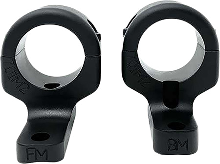 DNZ 701M2 Game Reaper 2 Scope Mount/Ring Combo Matte Black 1" Howa