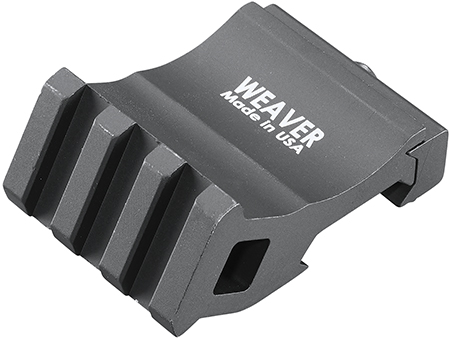 Weaver Mounts 99671 Offset Rail Adapter  Black Anodized 0 MOA