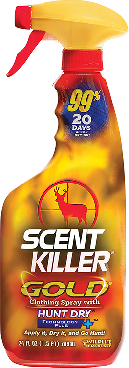 Wildlife Research 1255 Scent Killer Gold  Odor Eliminator Odorless Scent 24 oz Trigger Spray
