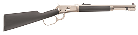 Taylors  &  Company 220110 1892 Alaskan Take-Down 44 Rem Mag Caliber with 10+1 Capacity, 20" Barrel, Matte Chrome Metal Finish  &  SoftTouch Black Synthetic Stock Right Hand (Full Size)