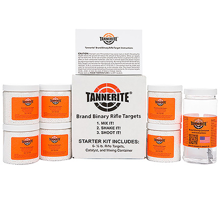 Tannerite STR Starter Kit  Impact Enhancement Explosion White Vapor Centerfire Rifle Firearm 0.50 lb 24 Targets