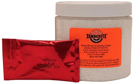 Tannerite 1BR 1 Pound Target  Impact Enhancement Explosion White Vapor Centerfire Rifle Firearm 1 lb 16 Targets *Sold by Case