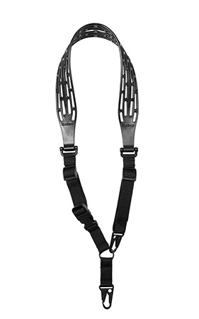 Limbsaver 12139 Tactical Sling Black Nylon w/ 48" OAL 1" W  &  Adjustable One-Two Point Design