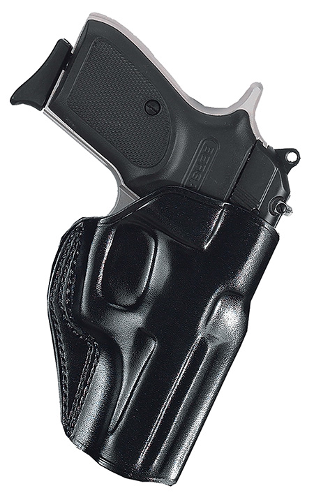 Galco SG652B Stinger  OWB Black Leather Belt Loop Fits S&W M & P Shield Fits S&W M & P Shield Plus Fits S&W M & P Shield 2.0 Right Hand