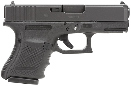 Glock PG2950201 G29 Gen4 Subcompact 10mm Auto  3.78" Barrel 10+1,  Black Frame  &  Steel Slide, Finger Grooved Rough Texture Grip, Modular Backstrap, Reversible Mag. Catch, Safe Action Trigger