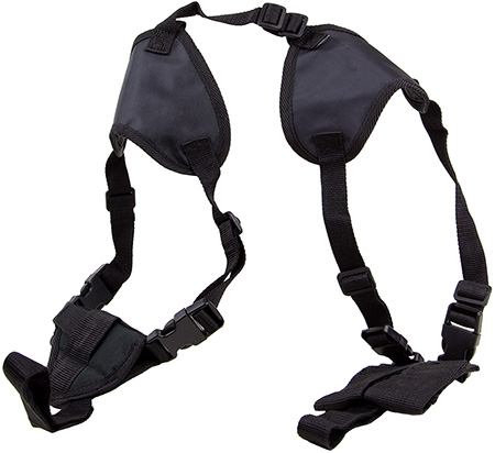 Bulldog WSHD20 Deluxe Shoulder Harness Black Nylon Harness Fits Ruger LCP/Glock 42/2-3" Barrel Ambidextrous