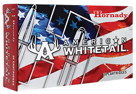 Hornady 8047 American Whitetail  243Win 100gr InterLock Boat Tail Soft Point 20 Per Box/10 Case