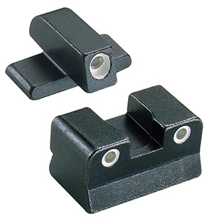 Trijicon 600049 Bright  &  Tough Night Sights  Green/Tritium White Outline Front Sight-Green/Tritium White Outline Rear Sight Beretta 92A1/96A1