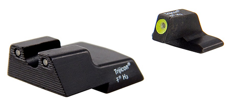 Trijicon 600602 HD Night Sights  Green/Tritium Yellow Outline Front Sight-Green Tritium Black Outline Rear Sight H & K .45C/.45C Tactical