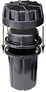 MTM Case-Gard SAC Survivor Ammo Can  Multi-Caliber Handgun/Rifle Black Synthetic