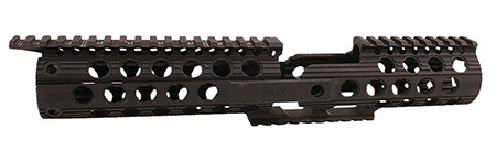 Troy Ind SRAIDLTCXBT00 Delta CX Rail  12" Aluminum Black for AR-15