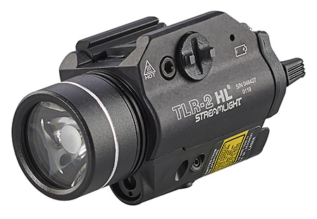 Streamlight 69261 TLR-2 HL Gun Light  Black Anodized 1,000 Lumens White LED Red Laser