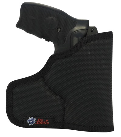 DeSantis Gunhide M33BJN3Z0 Nemesis Ammo Pocket Rubberized Fabric Fits S&W J Frame Fits 2" Barrel Ambidextrous