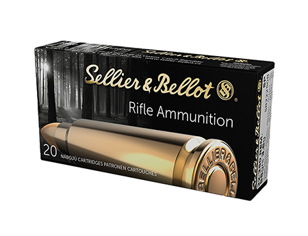 Sellier  &  Bellot SB22250B Rifle  22-250Rem 55gr Soft Point 20 Per Box/25 Case