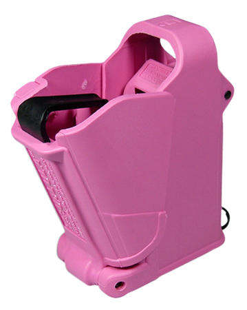Maglula UP60P UpLULA Loader  &  Unloader Double  &  Single Stack Style made of Polymer with Pink Finish for 9mm Luger, 45 ACP Pistols