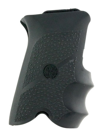 Hogue 85000 Rubber Grip  Black Rubber with Finger Grooves for Ruger P85, P91