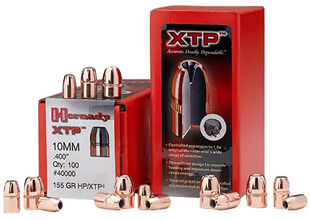 Hornady 40060 XTP  10mm Auto .400 200 gr Hollow Point XTP 100 Per Box/ 15 Case